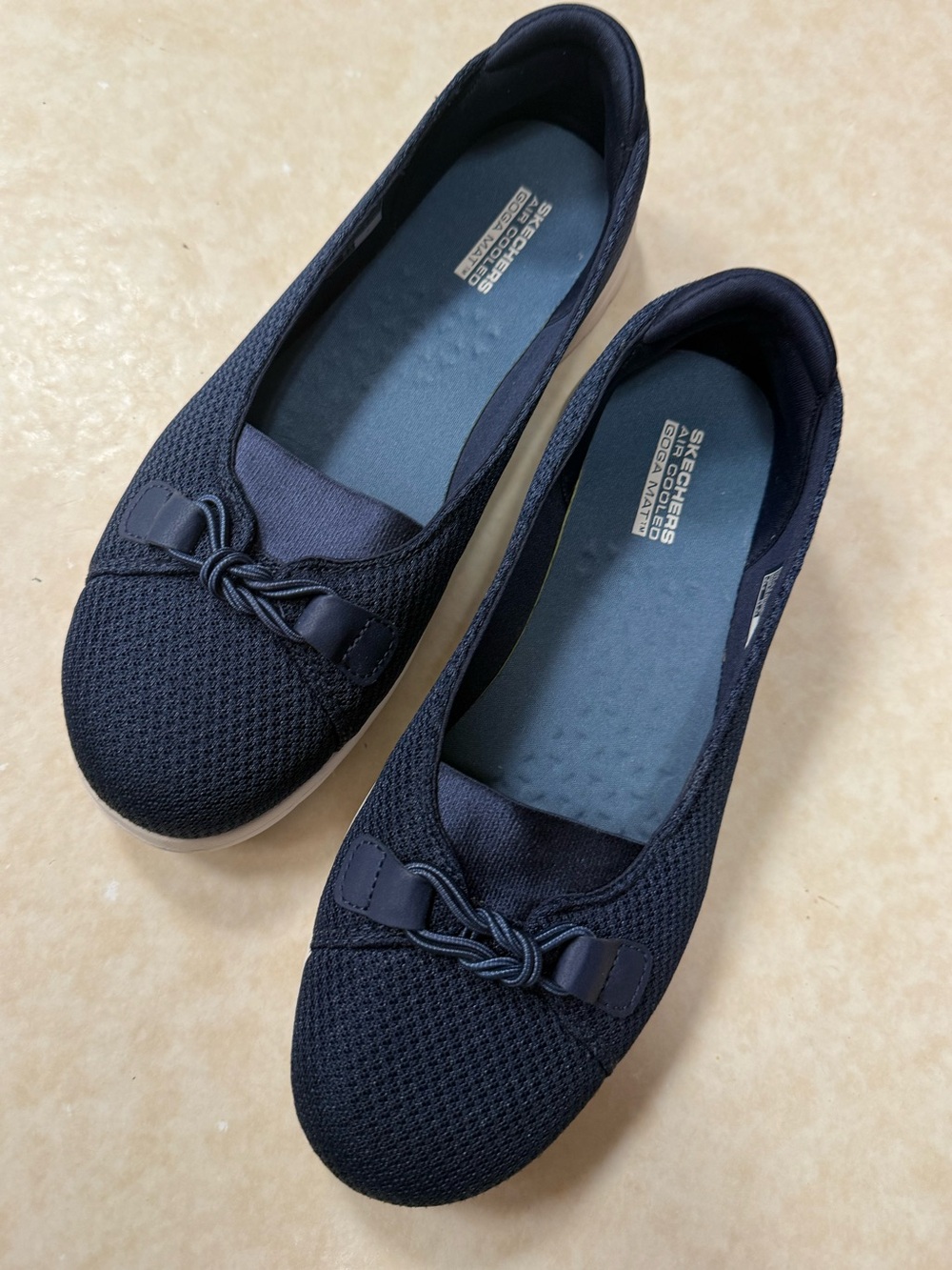 Navy blue Skechers On-the-GO Flex - Peony slip-on shoes 81/2